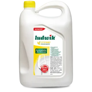 Ludwik Płyn do mycia naczyń cytrynowy 5 kg