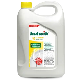 Ludwik Płyn do mycia naczyń cytrynowy 5 kg