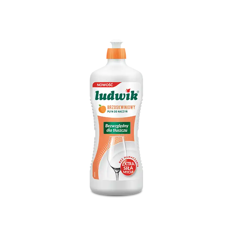 Ludwik Płyn do mycia naczyń brzoskwiniowy 900 g