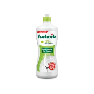 Ludwik Płyn do mycia naczyń zielone jabłuszko 900 g
