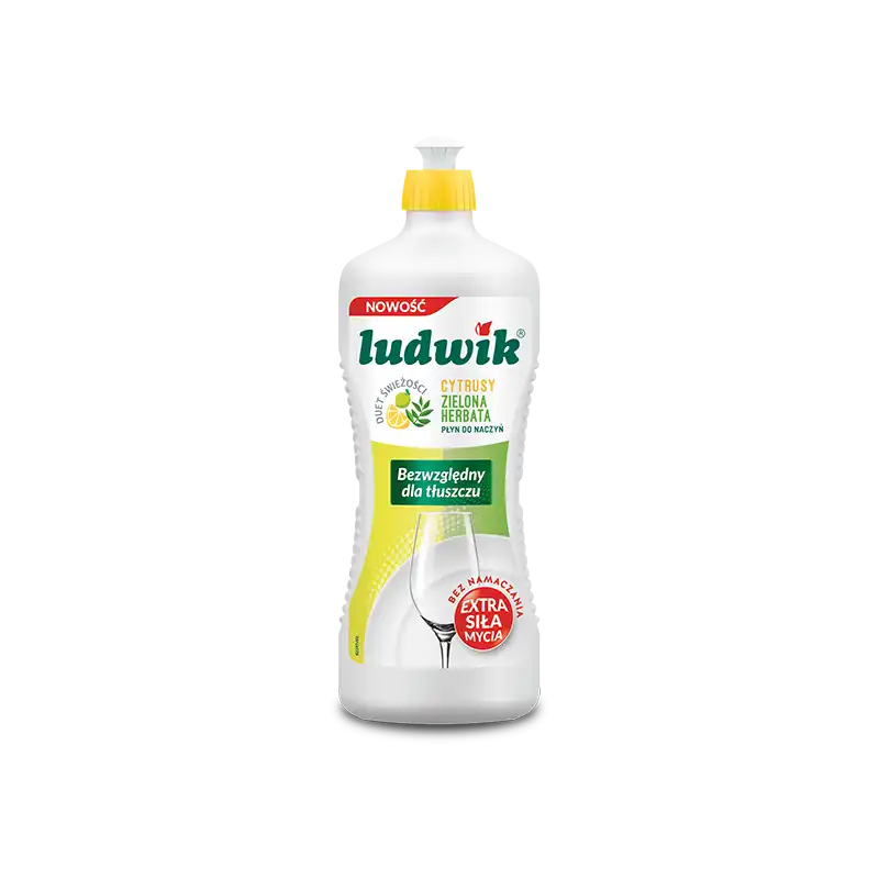 Ludwik Płyn do naczyń cytrusy z zieloną herbatą Duet Świeżości 900 g