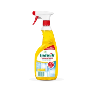 Ludwik płyn z alkoholem do mycia szyb i glazury  600 ml