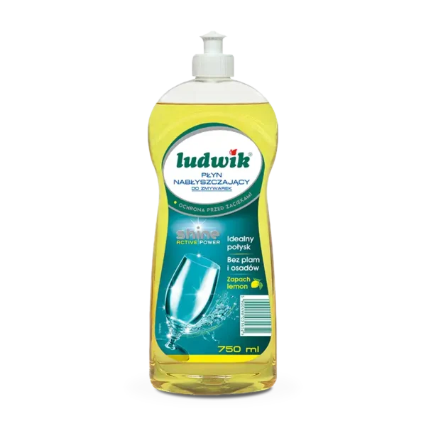 Ludwik płyn nabłyszczający do zmywarek. lemon