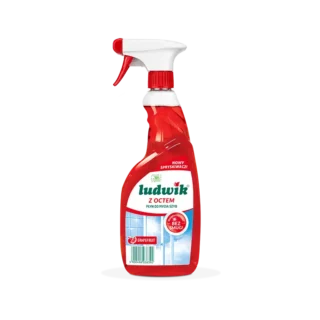 Ludwik Płyn do mycia szyb i glazury z octem 600 ml
