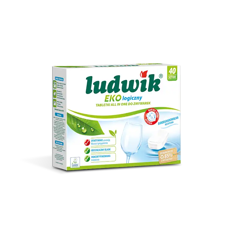 Ludwik Ekologiczny All in One tabletki do zmywarek 40 szt.