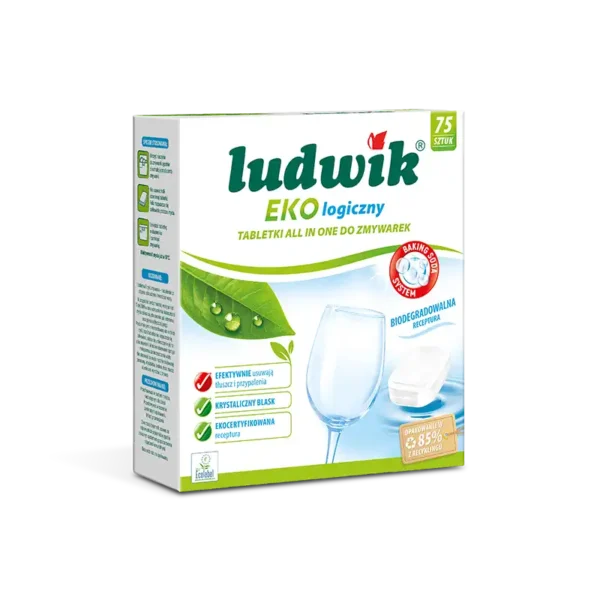 Ludwik Ekologiczny All in One tabletki do zmywarek 75 szt.