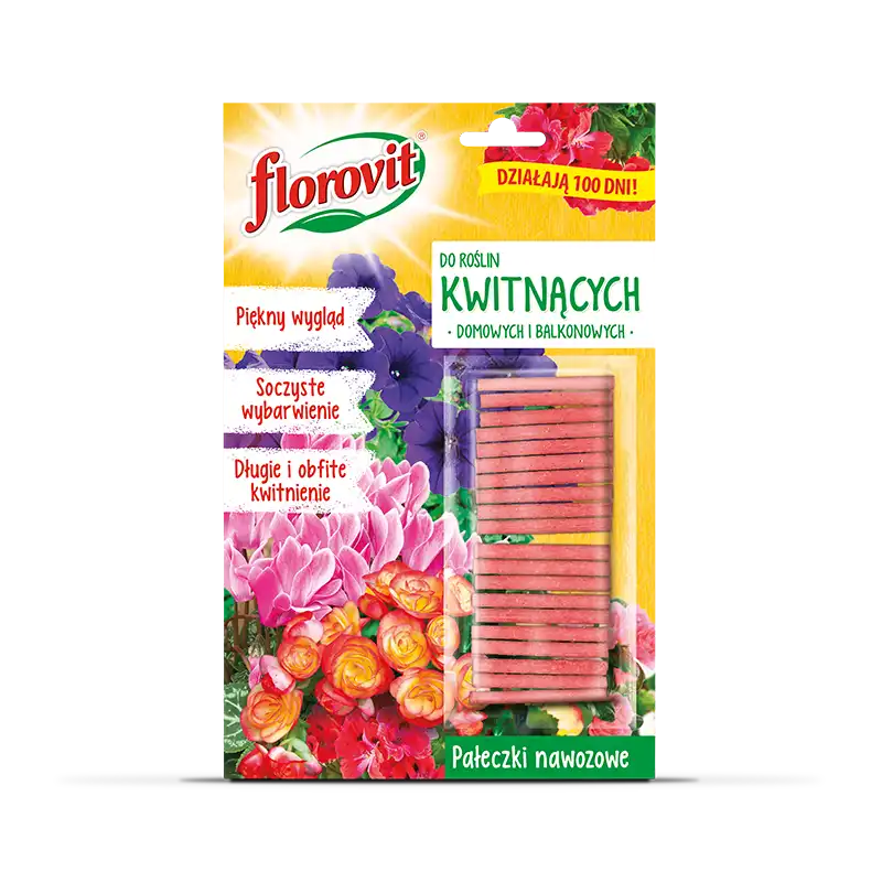 Florovit pałeczki nawozowe do roślin kwitnących 20 g