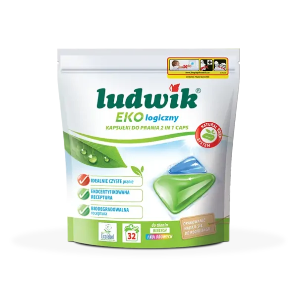 Ludwik Ekologiczny Kapsułki do prania 32 szt doypack