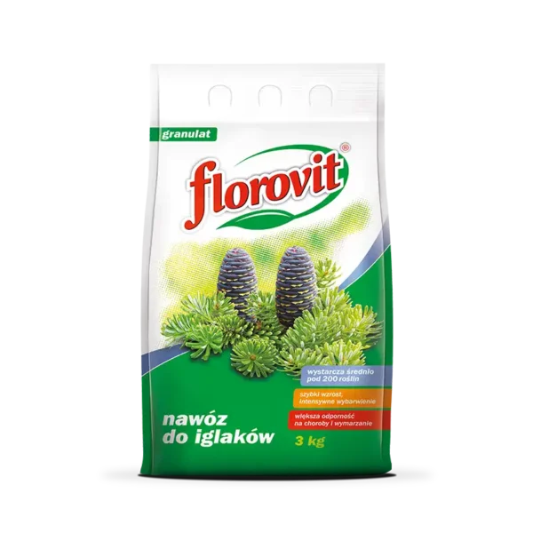 Florovit nawóz do iglaków, worek 3 kg