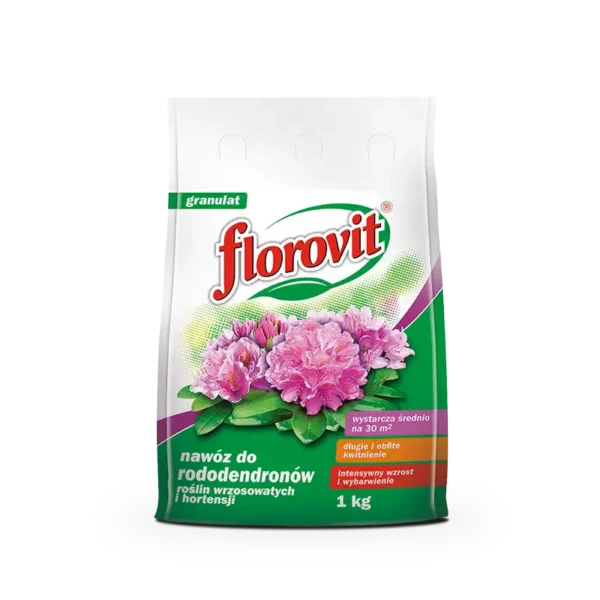 Florovit nawóz do rododendronów, roślin wrzosowatych i hortensji, worek 1 kg