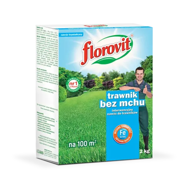 Florovit interwencyjny nawóz do trawników, karton 2 kg