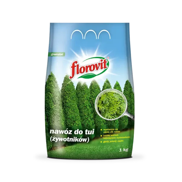Florovit nawóz do tui (żywotników), worek 1 kg