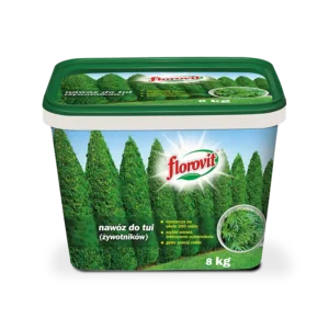 Florovit nawóz do tui (żywotników), wiadro 8 kg
