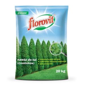 Florovit nawóz do tui (żywotników), worek 20 kg