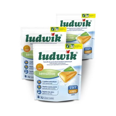 Ludwik Sensitive zestaw do prania tkanin białych i kolorowych